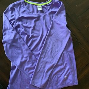 Old Navy Lilac long sleeved performance shirt
